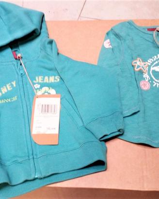 Disney maglia e felpa coordinate nuove 6 - 9 mesi