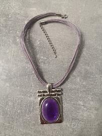 Collana più fili elegante con ciondolo