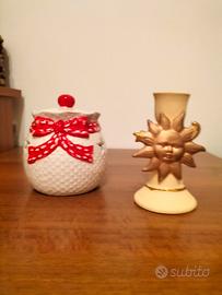 Porta candele natalizi