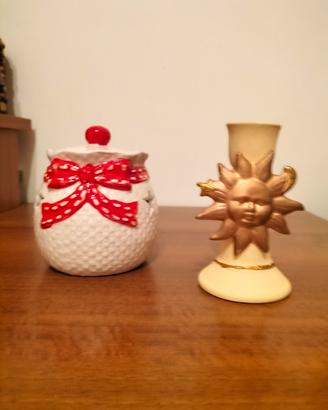 Porta candele natalizi