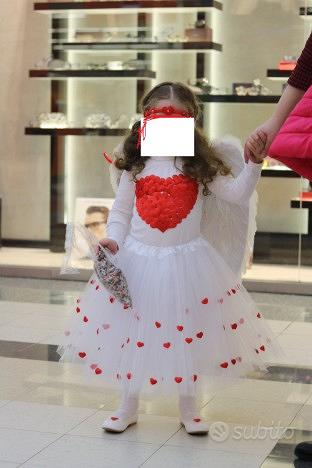 Vestito carnevale cupido angioletto bambina3/4ann - Tutto per i bambini In  vendita a Napoli