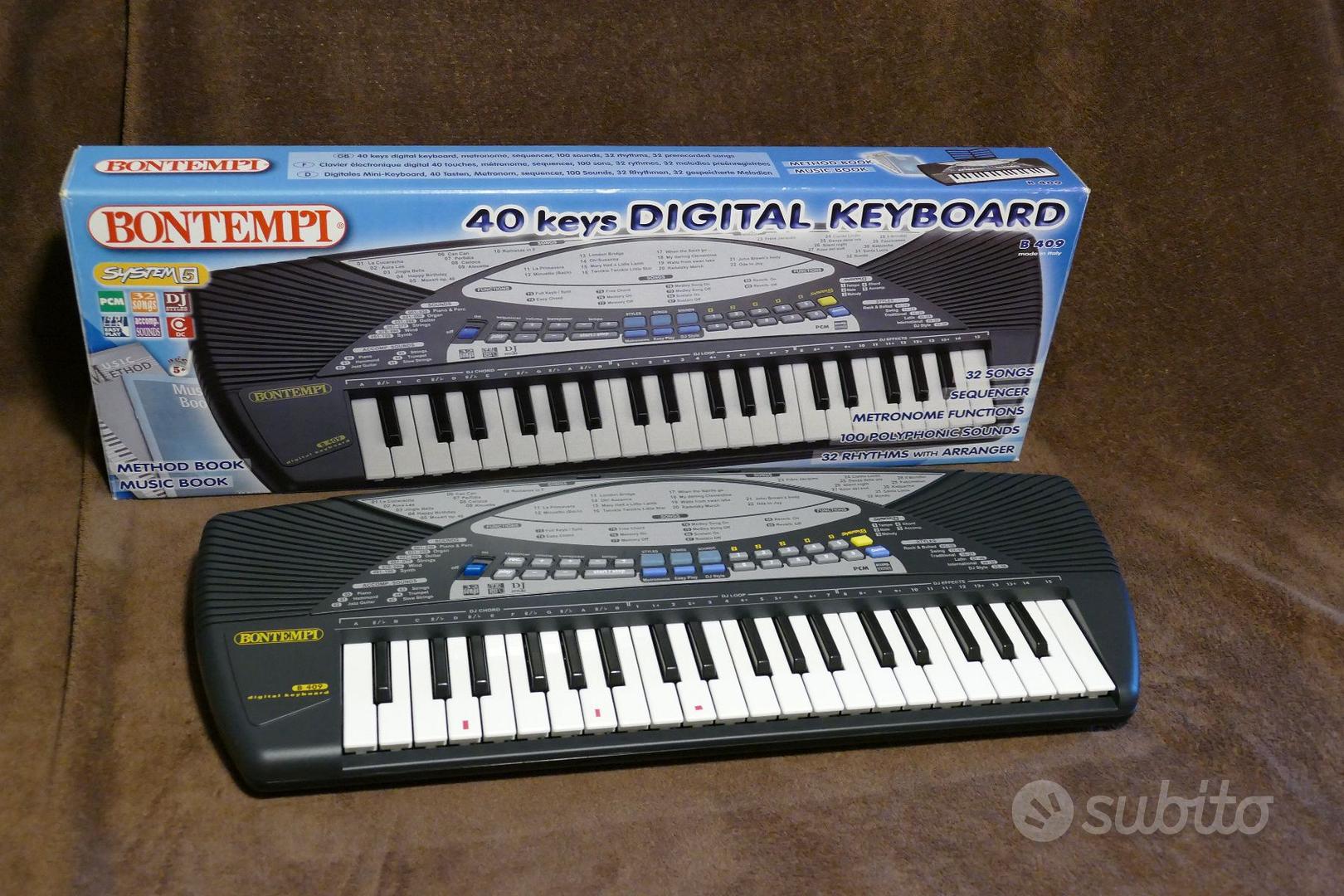 Tastiera digitale Bontempi B409 Strumenti Musicali In vendita a