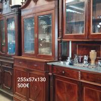 credenza legno di noce epoca fine 800