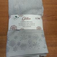 asciugamani biologici Eco compatibili GLITTER cert