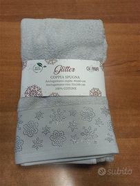 asciugamani biologici Eco compatibili GLITTER cert