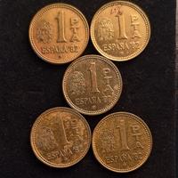 Lotto 5 pz 1 Pesetas 1980 "España 82"