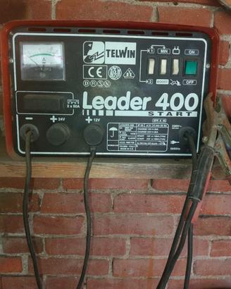 carica batterie avviatore Telwin leader 400