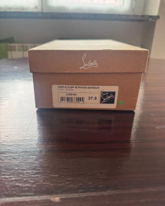 Christian Louboutin décolleté pitonate tg 37,5
