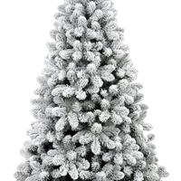 Albero di natale innevato