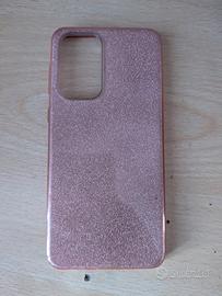 Cover Samsung A33 5G glitterata rosa stupenda