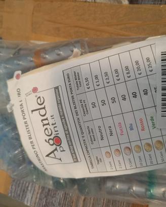 blister conta monete euro 