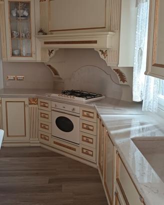 cucina angolare in stile shabby schic 