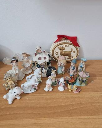 Lotto ceramiche e soprammobili vintage