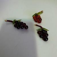 trittico uva in miniatura vetro di murano