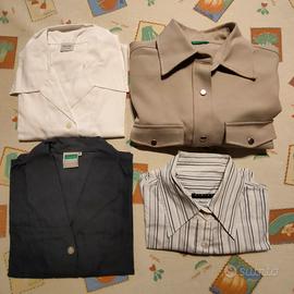 N.4 camicie manica lunga S/M  Benetton Sisley 