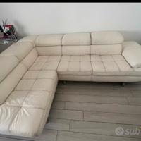 Divano artigianale in pelle Max Divani