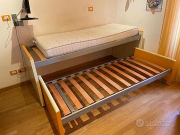 Letto a castello scorrevole