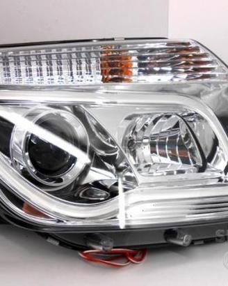 FARI ANTERIORI DACIA DUSTER LED TUBE NERI o CROMO