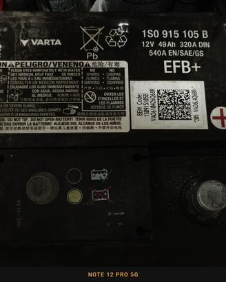 BATTERIA AUTO ORIGINALE VW SEAT SKODA AUDI