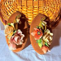 Quadri da parete con fiori in rilievo