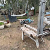 Torchio per olio e batti lino del 1800