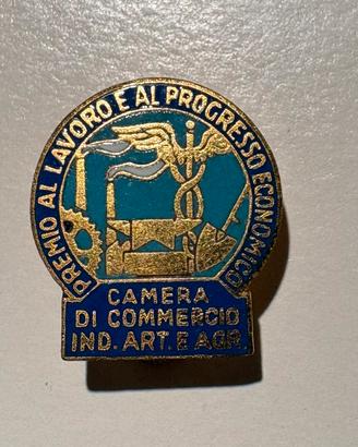 Spilla camera commercio premio al lavoro