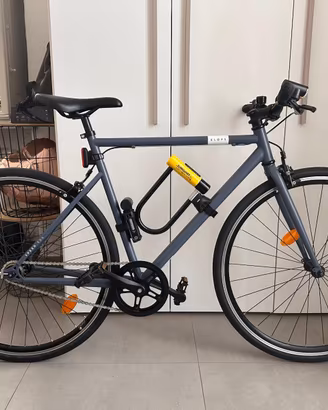Bicicletta Elops Speed 500 Blu + 2 Lucchetti