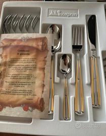 Posate Nuove con oro zecchino