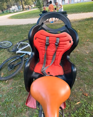 Seggiolino bici porta bimbi