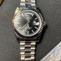 Seiko Mod Day-Date – Nero/Silver | Automatico