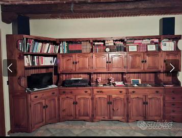 MOBILE SOGGIORNO IN LEGNO STILE VAL VARAITA