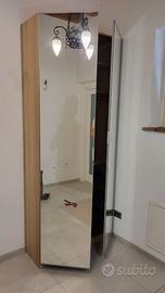 Armadio IKEA PAX con 2 ante a specchio