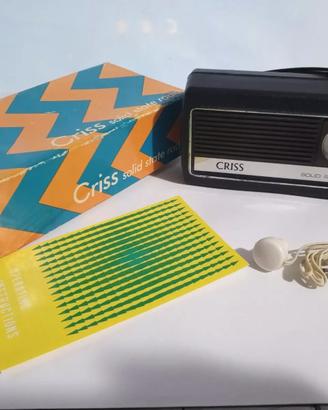 CRISS SOLID STATE RADIO MADE IN HONG KONG  SCATOLA