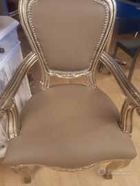 poltrona stile barocco 