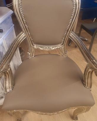 poltrona stile barocco 