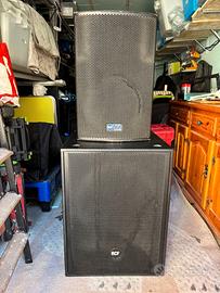 SUB RCF 4PRO 8003 + RCF TT 22A USATI