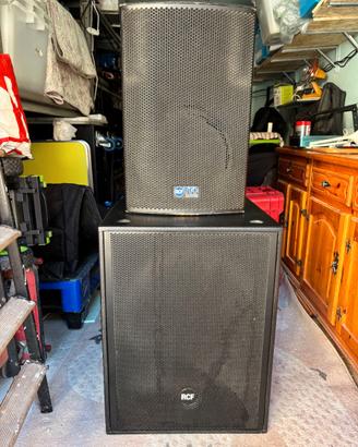 SUB RCF 4PRO 8003 + RCF TT 22A USATI