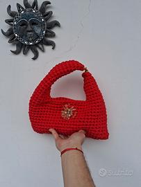 Borsa hobo corallo