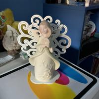 Angelo decorativo in ceramica