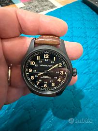 Hamilton Khaki Field Black Titanium Full set