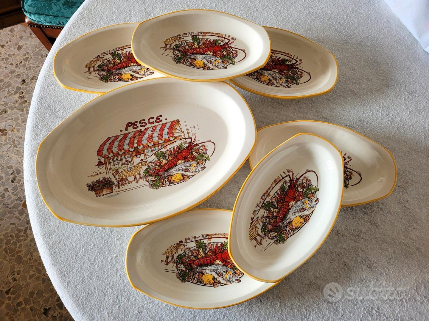 Set Di 6 Piatti Piccoli In Ceramica SHIDOW, Stile Bohémien Con Design Floreale, Ideali Per Antipasti, Sushi E Condimenti - 4