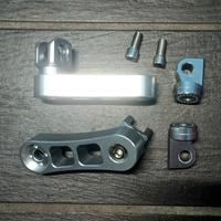 arretratori pedane in alluminio ricambi pit bike 