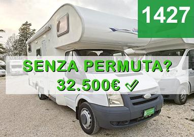 CAMPER CHALLENGER FORD MANSARDATO 6 POSTI DINETTE 