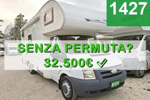 CAMPER CHALLENGER FORD MANSARDATO 6 POSTI DINETTE 