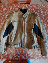 Giacca in pelle vintage Dainese taglia 54 tabacco