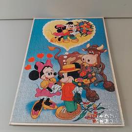 Puzzle Topolino e Minnie. Vintage. 500 pezzi.