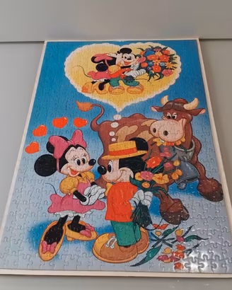 Puzzle Topolino e Minnie. Vintage. 500 pezzi.