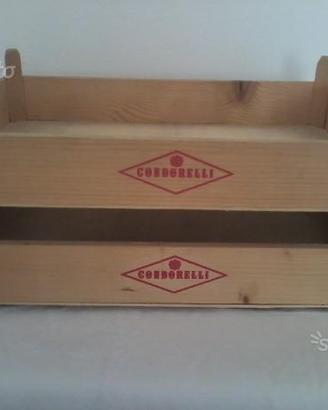 2 Cassettine pubblicitarie in legno "Condorelli"