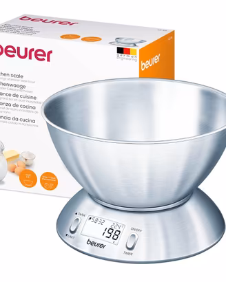 Bilancia da Cucina, con Ciotola in Acciaio Inox