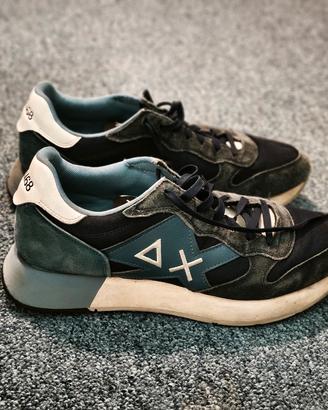 Scarpe Sun68 sneakers blu n. 45 di seconda mano